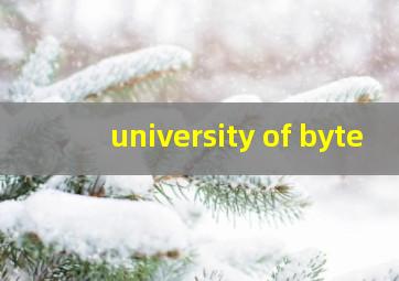 university of byte